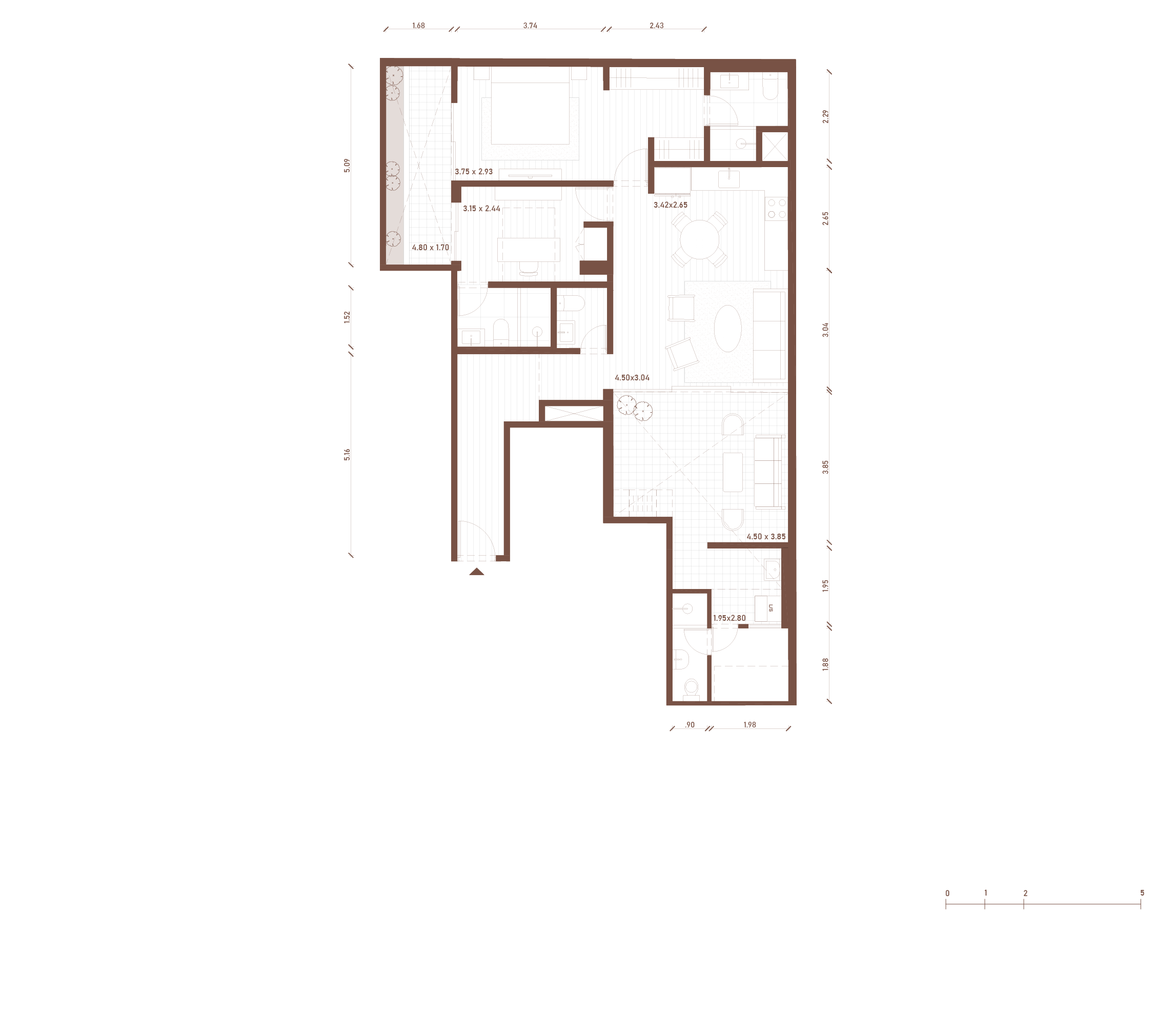 Flat 105