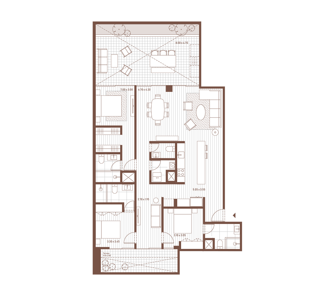Flat 104