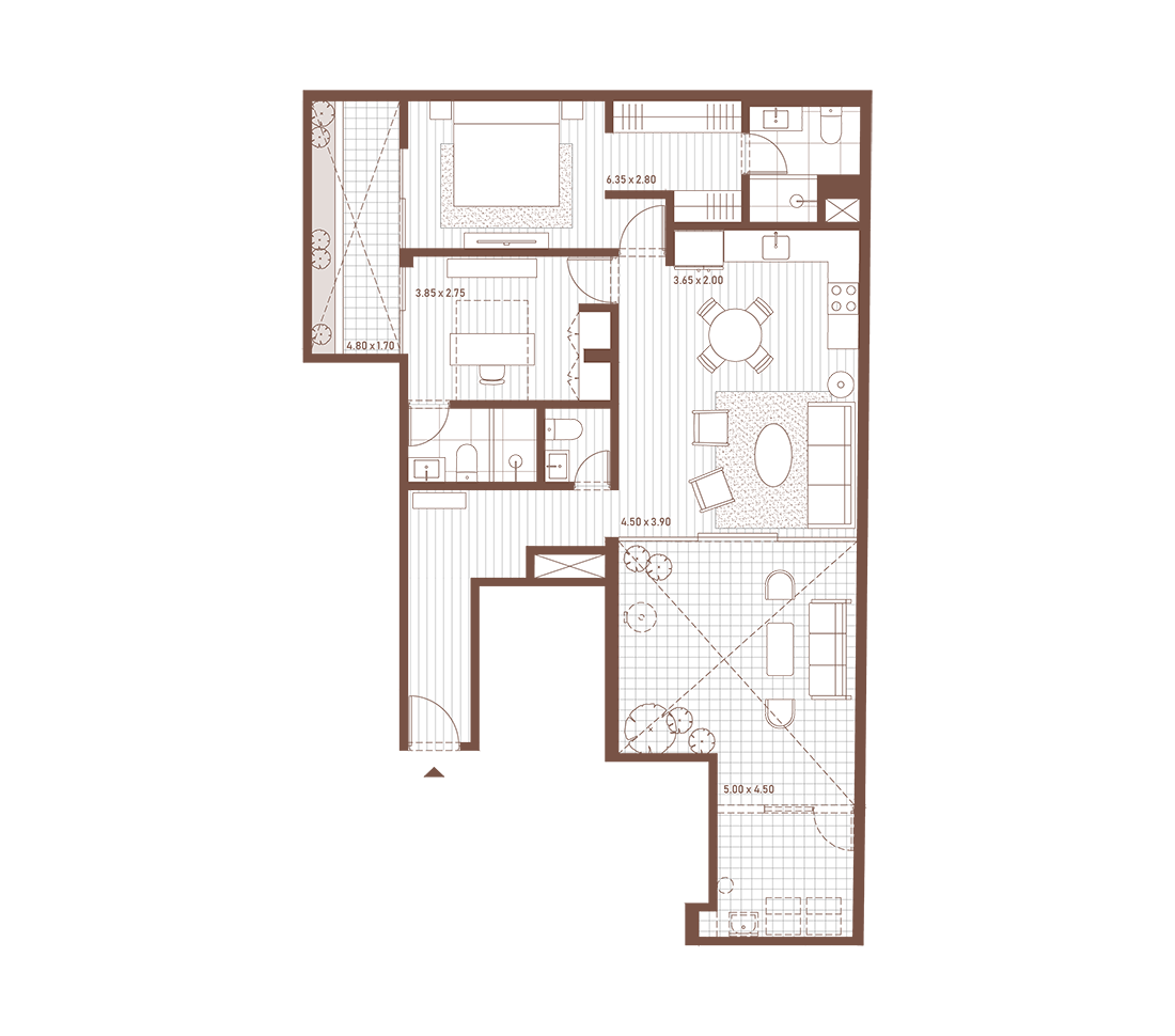 Flat 105