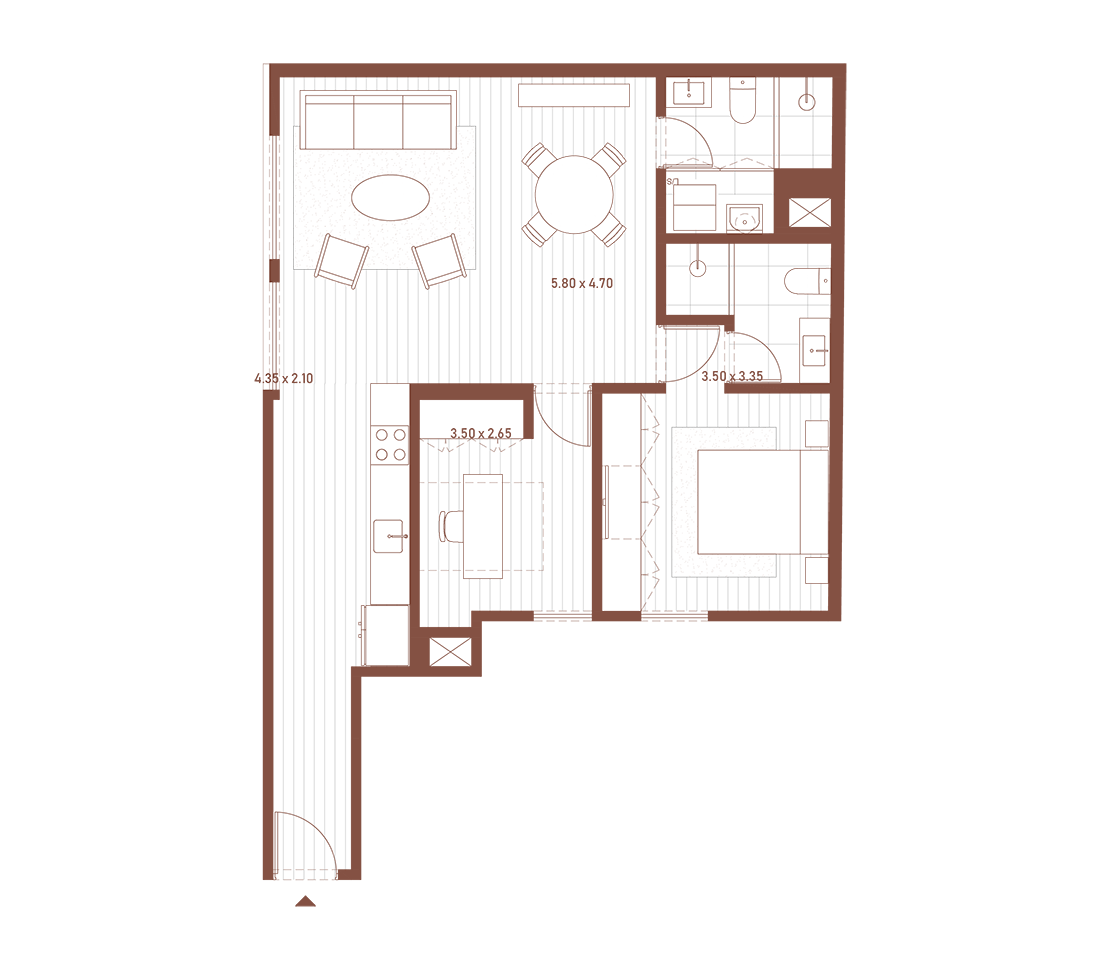 Flat 204, 304, 405