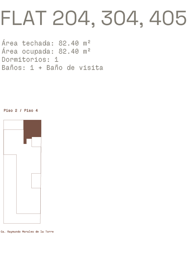 Flat 204, 304, 405